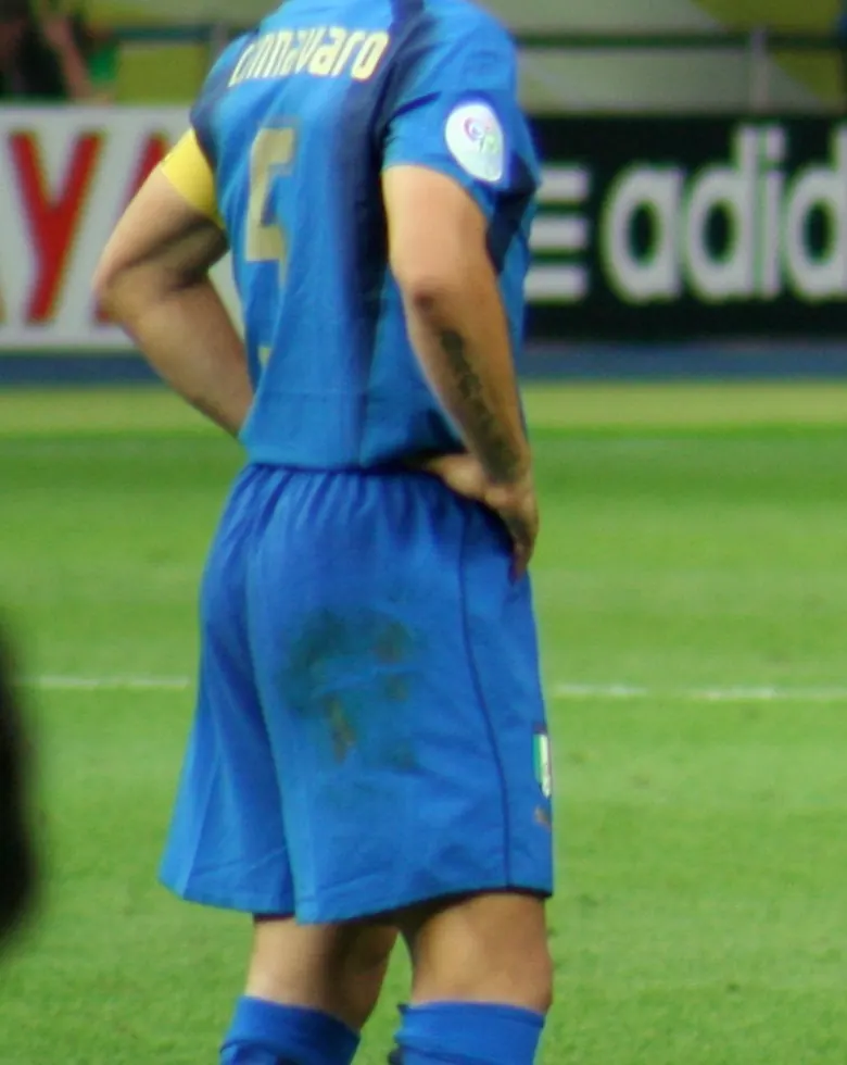 Фабио Каннаваро в финале чемпионата мира 2006